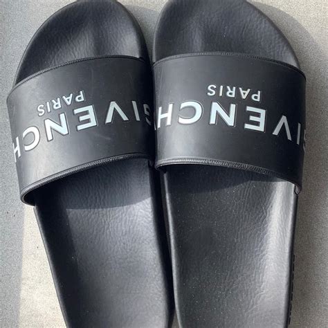 Givenchy slides white and black